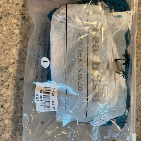 Beachsissi teal bikini, size large - Picture 4 of 6